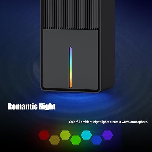 Miniatura 3 de Generic YeeCopon - Deshumidificador para el hogar, tanque de agua de 85 onzas, deshumidificadores silenciosos para baño, dormitorio, caravana y