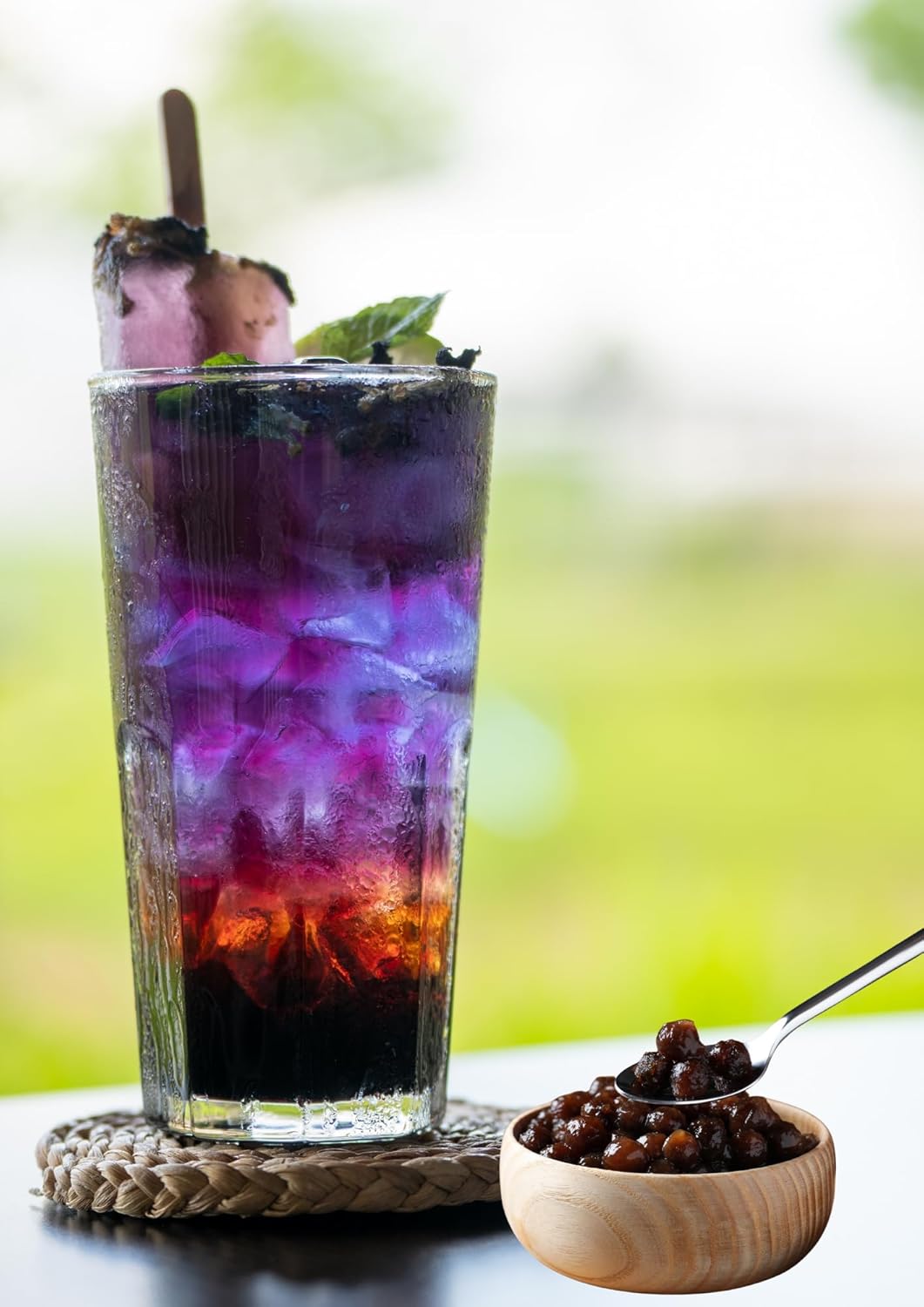 Butterfly Pea Mix for Flavored Boba Bubble Tea Powder for Milk Tea Premium Instant Drink Mix - 2.2 LB bag for 40-45 Servings - Just Add Tapioca Pearls by BUBBLE TEA SUPPLY