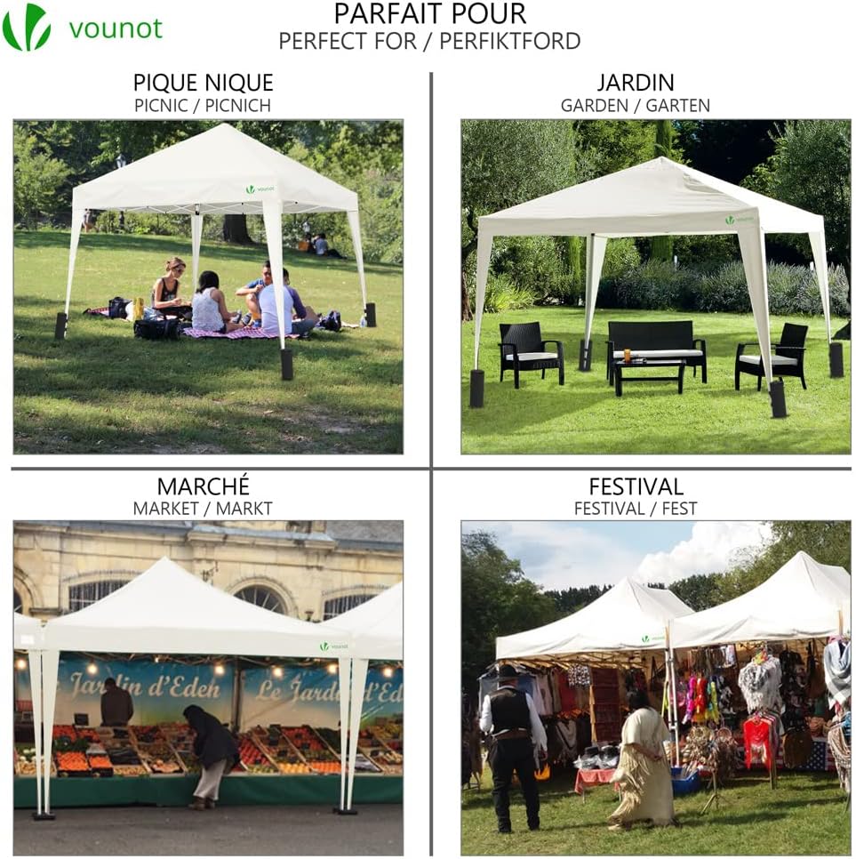 VOUNOT Gazebo in various outdoor settings