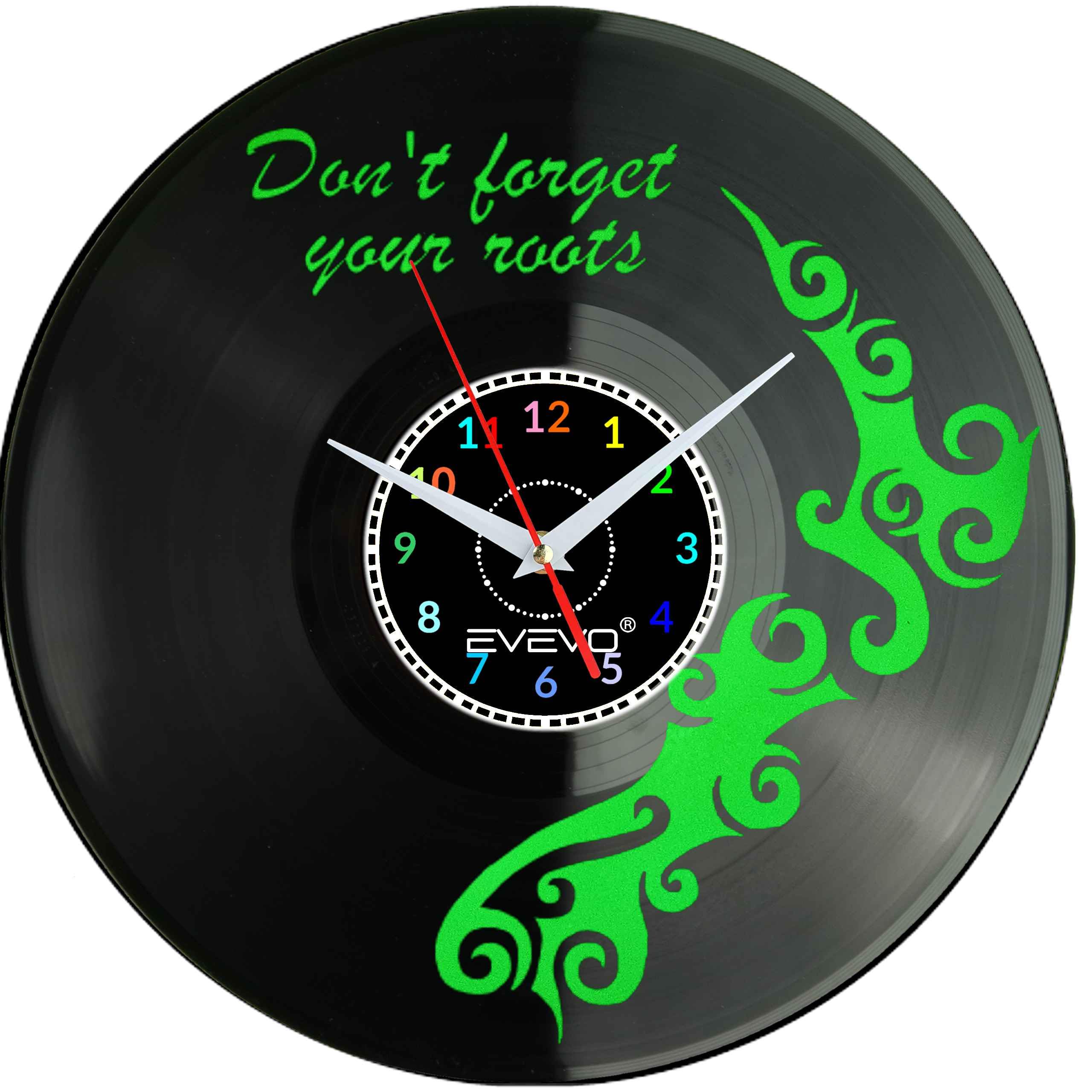 Horloge murale Nouvelle-Zélande cadeau original en vinyle gravé Aotearoa F0022