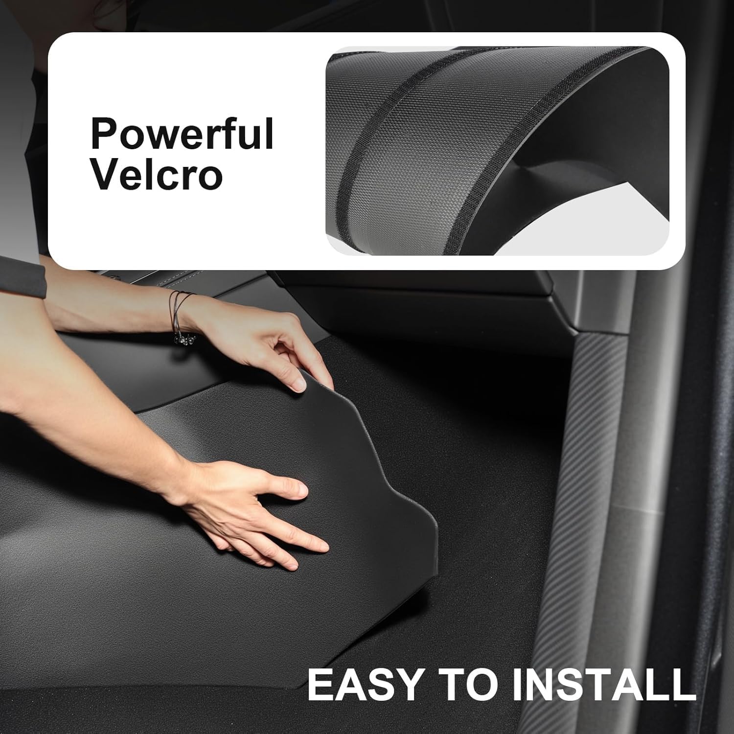 Topfit for New Model Y Center Console Protector TPE Plush Protective Pads on The Side of The Center consoleAccessories for Tesla New Model Y (Juniper) Interior Accessories 2025-2026