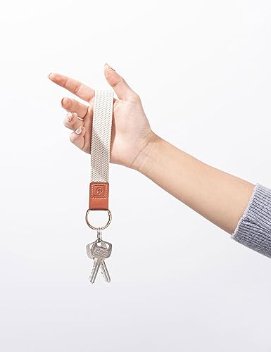 Miniatura 7 de Llavero de pulsera, correa elástica para llavero, soporte para billetera con tarjeta de identificación