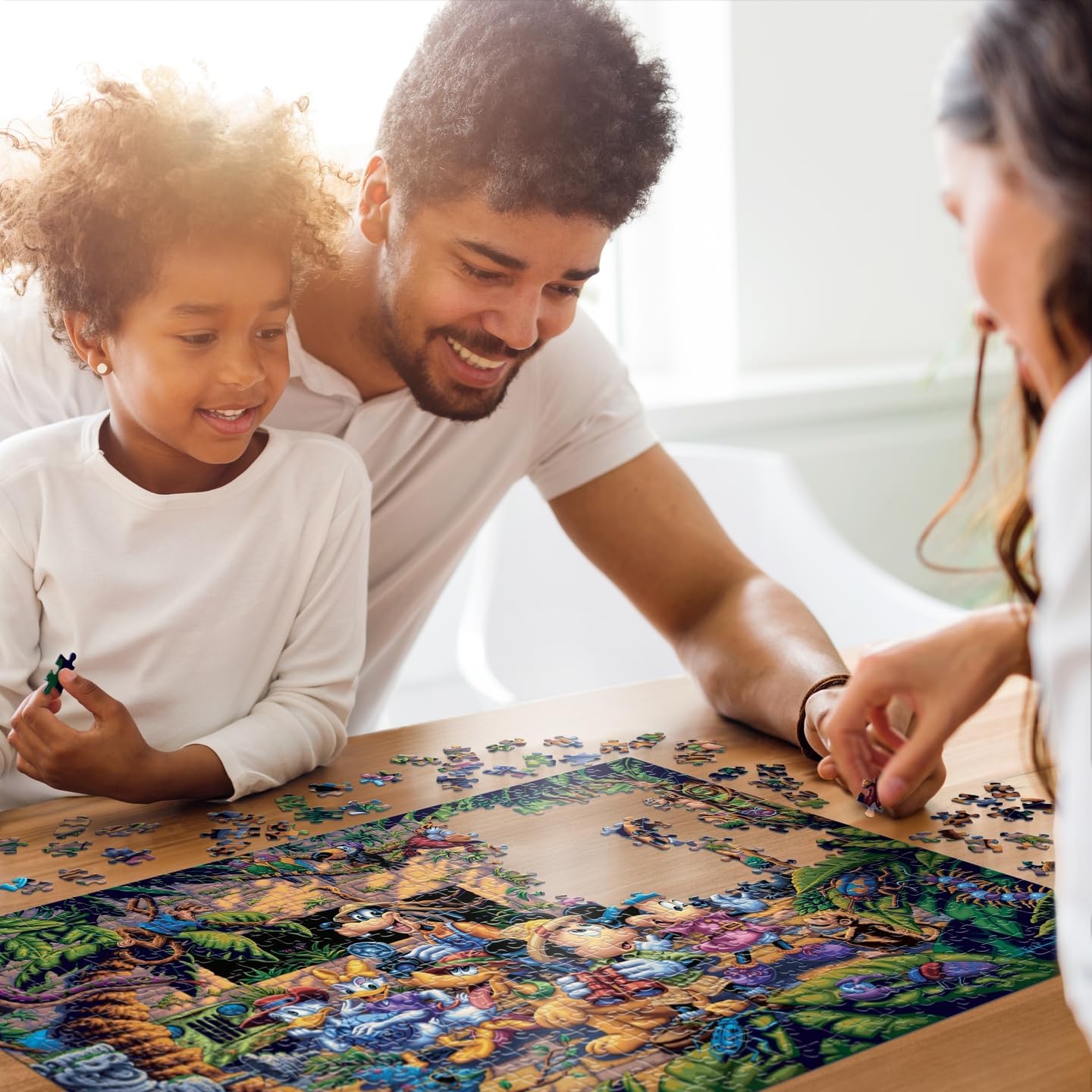 Mickey and Friends Exploring The Jungle, Disney Dowdle Puzzle, 500 Piece Jigsaw Puzzle for Adults