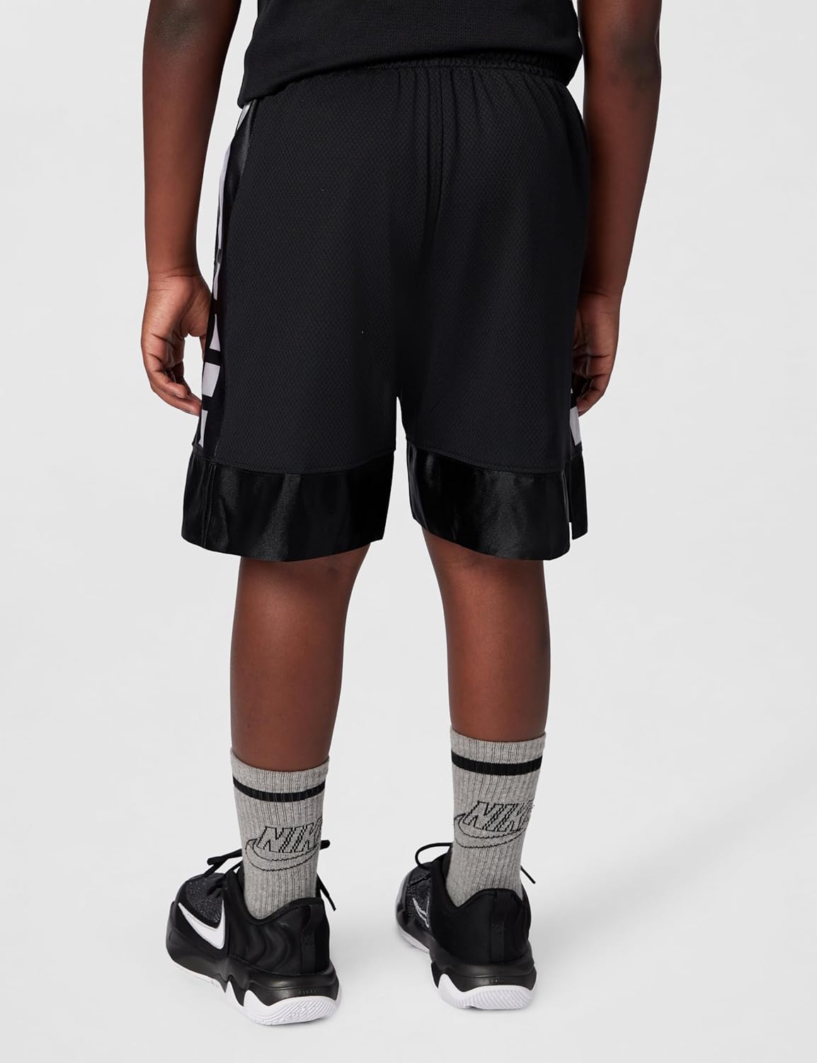 Nike Dri-FIT Elite 23 Big Kids' (Boys') Basketball Shorts (Vapor Green/White, FD4004-376) - Image 3
