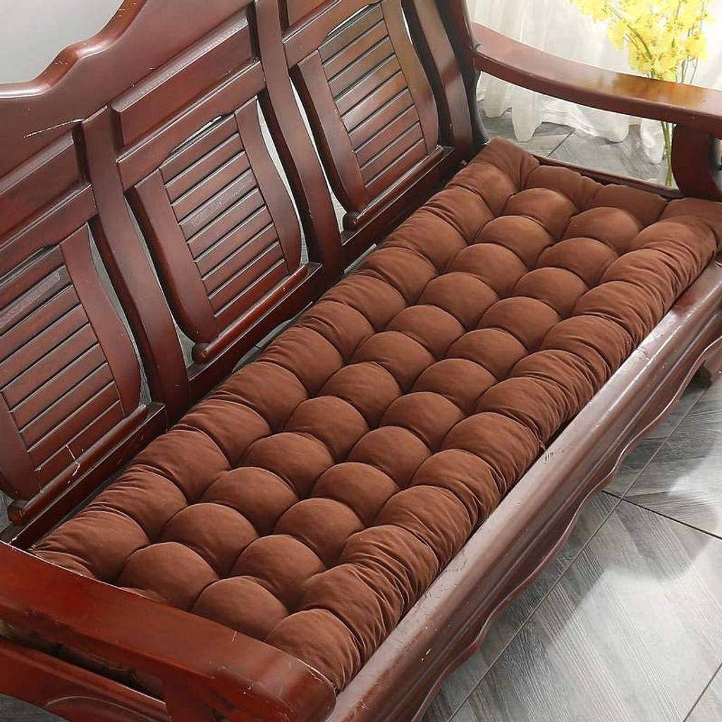 Coussin de banc d'extérieur épais 2-3 places imperméable pour meuble jardin