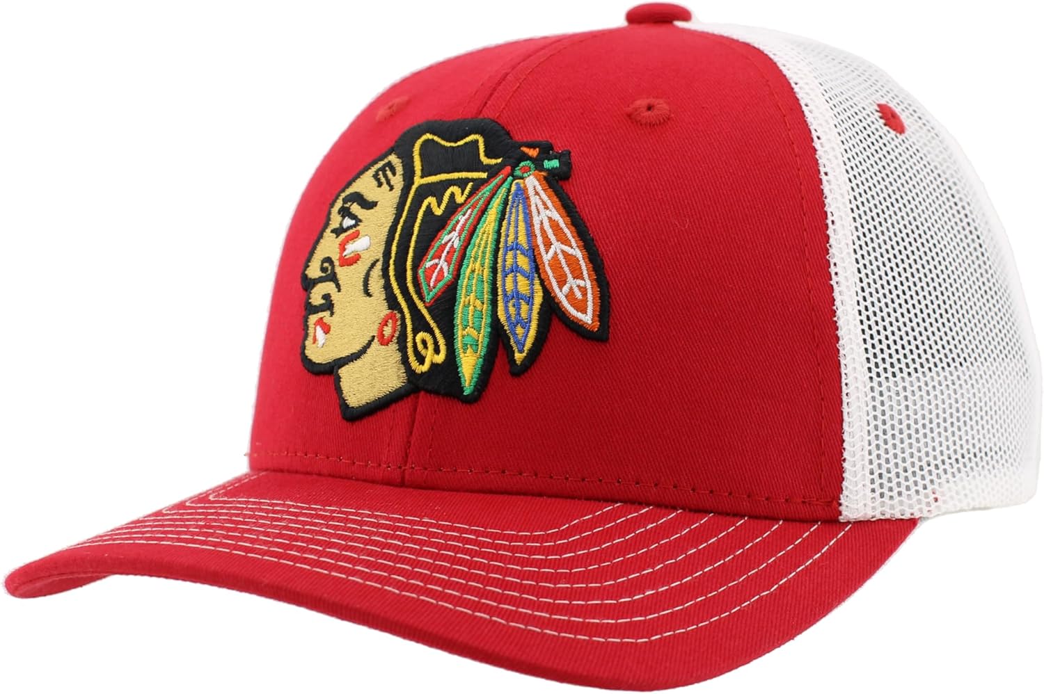 ZHATS NHL Unisex-Adult NHL Officially Licensed Adjustable Snapback Hat Dakota Icon Team Color