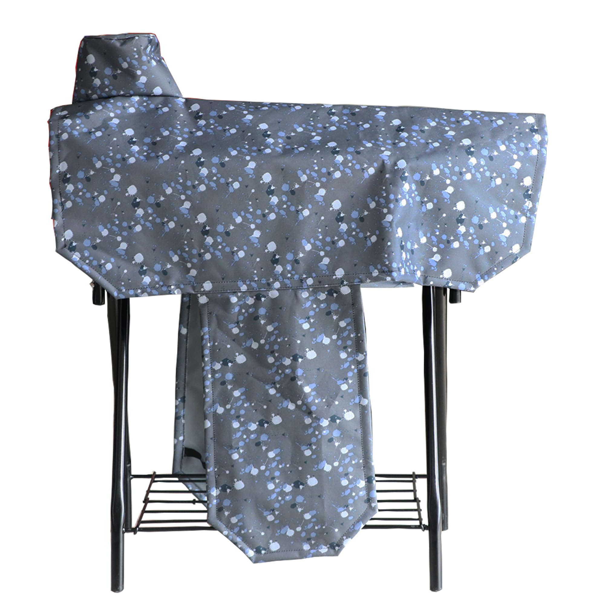Waterproof Western Saddle Cover, Studry Protective Coverwith 6 Elastic Straps to Secure fit Each Corners and Fenders,One Size Fits Most Full-Size Western Saddle