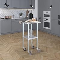 Vista 372 de Mesa de trabajo de acero inoxidable, mesa de metal