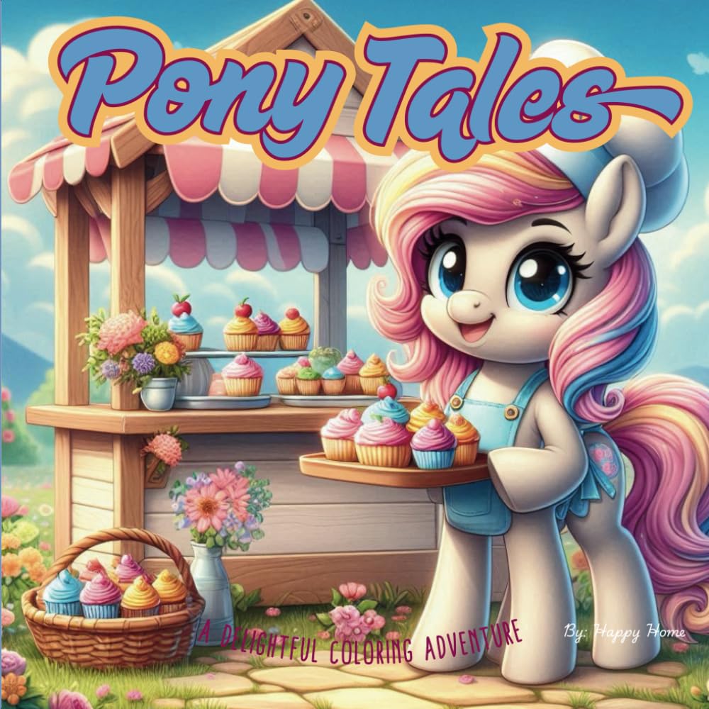 Pony Tales: A Delightful Coloring Adventure
