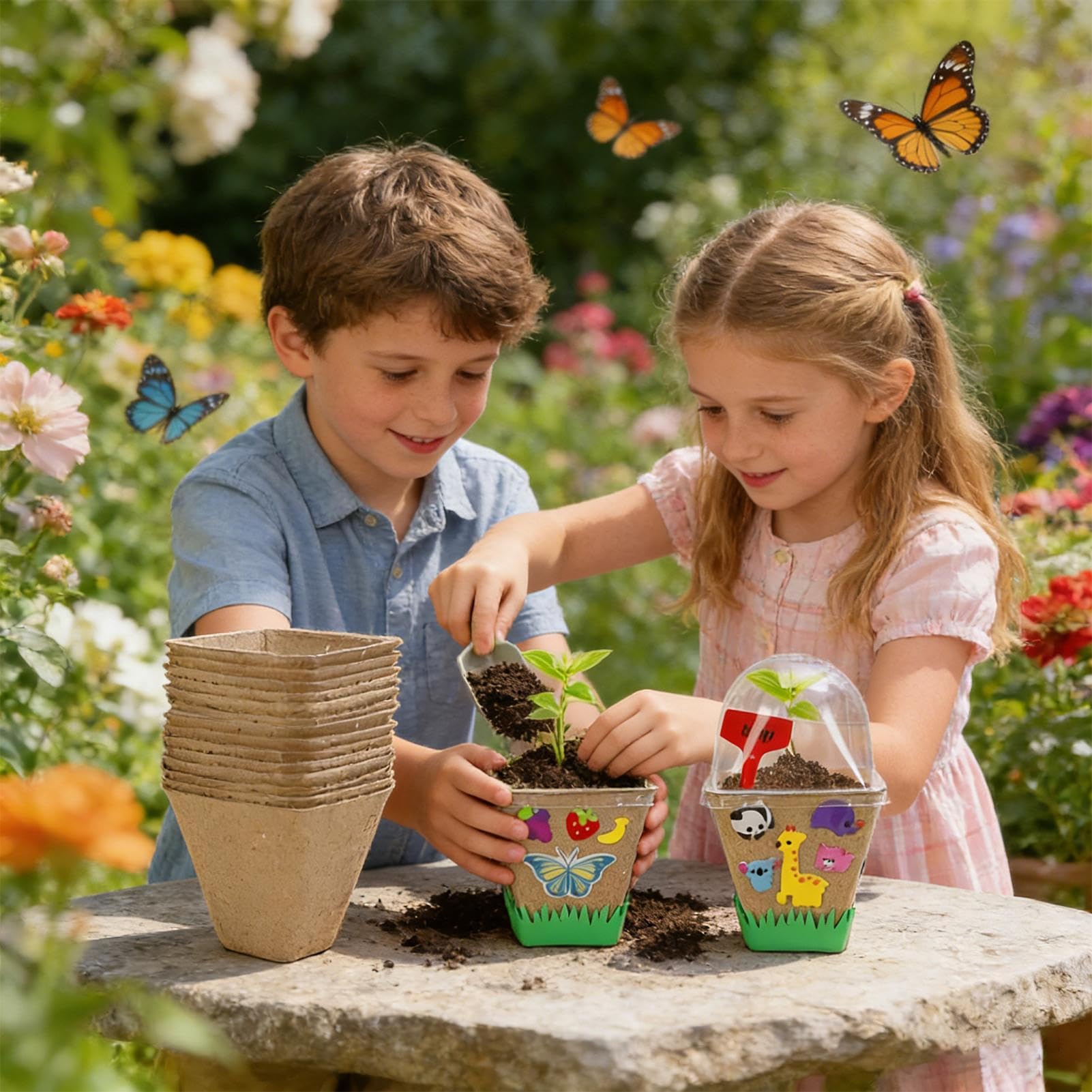 Kit De Plantación Para Niños Juego De Jardinería STEM