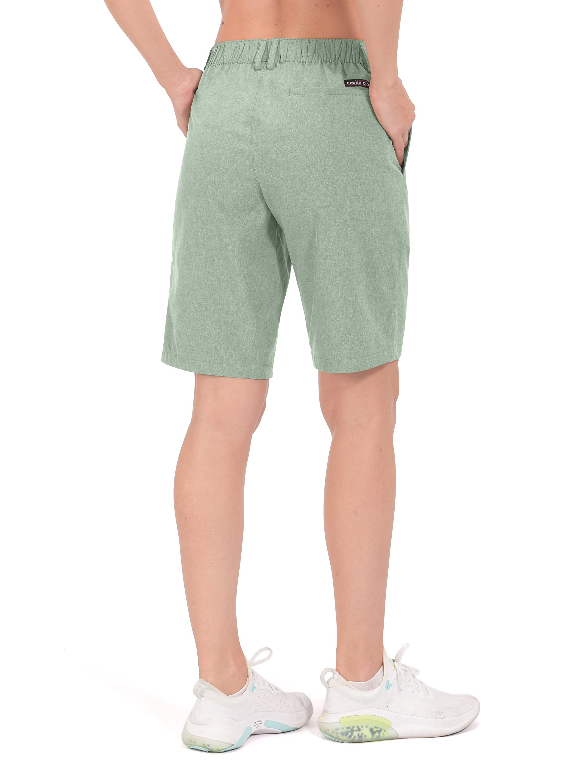 Little Donkey Andy Damen Leichte schnell trocknende Bermudashorts UPF 50 Stretch-Shorts für Golf Wanderen Reise