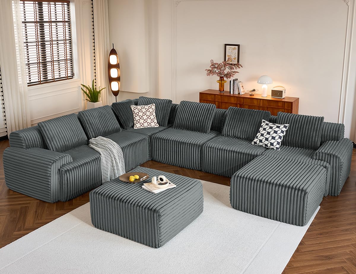 Kalafini Oversized Boneless Couch