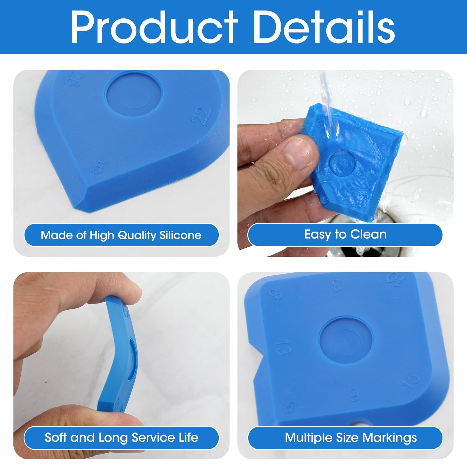 Set Di Strumenti Per Lisciare Silicone EONBES | Finitura Perfetta Per Sigillante Con Profilo