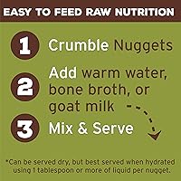 Vista 7 de Alimento liofilizado para perros Primal, Pronto Mini Nuggets, cordero; cucharea y sirve, comida completa y equilibrada; también se puede utilizar