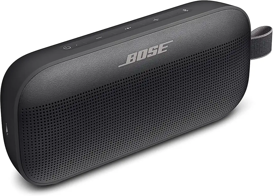 Bose SoundLink Flex Bluetooth Portable Speaker, Wireless Waterproof Speaker for Outdoor Travel—Black (Renewed)
