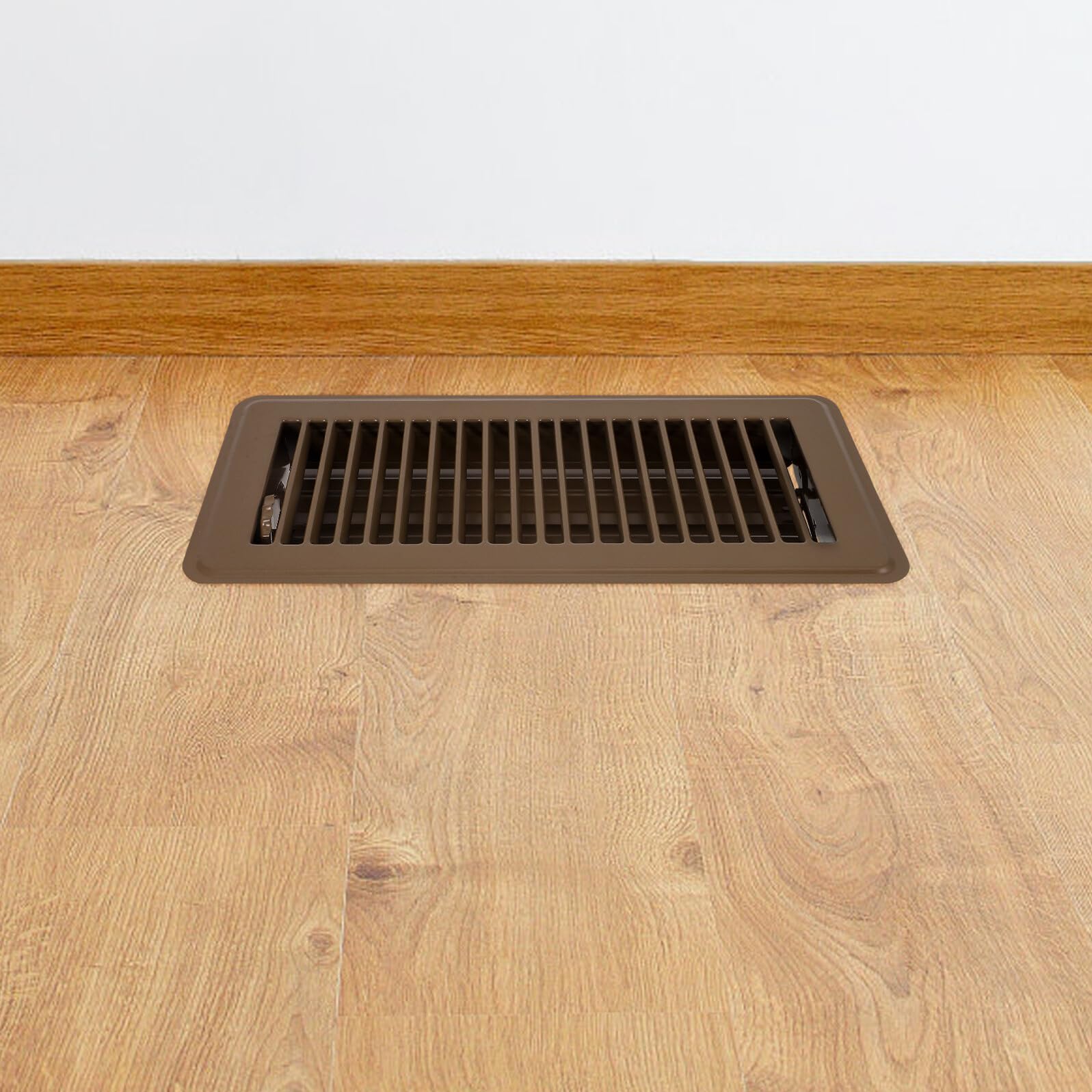 KOMBIUDA 2 Pezzi Copertura per Bocchette Pavimento in Resistente Aria per Ventilazione Interna in Casa e Ufficio Protezione Sicura Contro Detriti