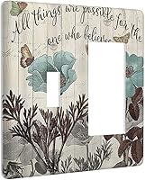 Vista 120 de París Torre Eiffel Arco de Triunfo Paisaje de la Ciudad Europea Rosa 1 Gang Interruptor de Luz Cubierta de Interruptor de Toma Dúplex Placa de pared