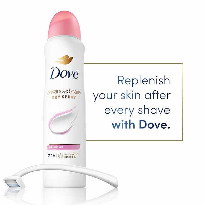 Dove Advanced Care Antitranspirante en Spray Powder Soft Pack de 3 miniatura 4