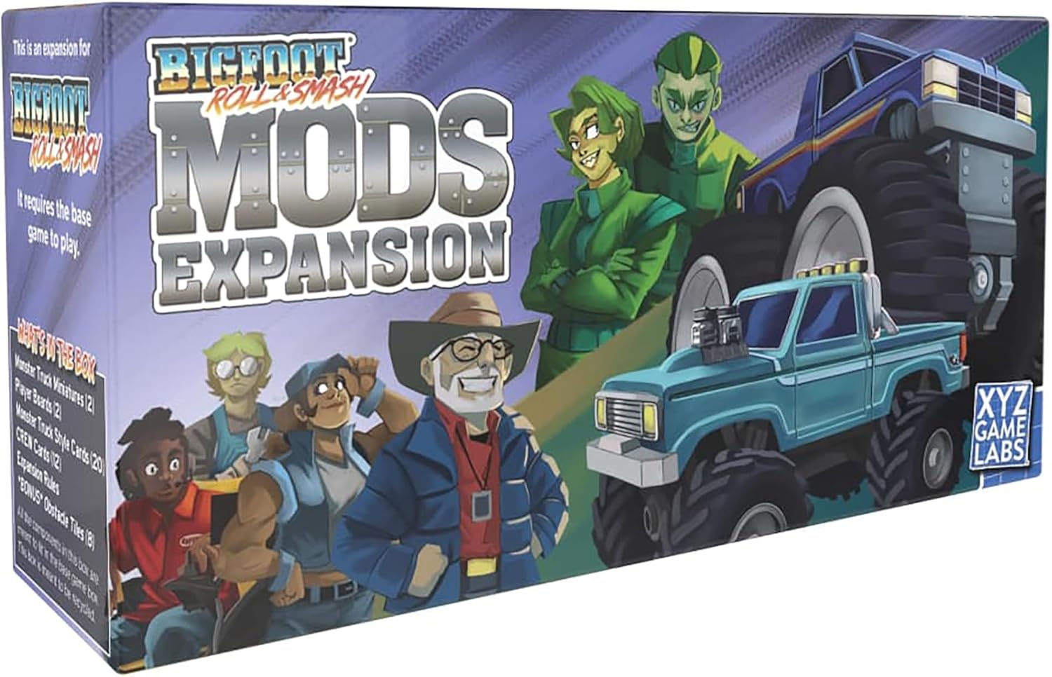 | Bigfoot: Roll & Smash - MODS Expansion | Dice & Puzzle Game | Press Your Luck Board Game | Additional 5 or 6 Players | Ages 8+