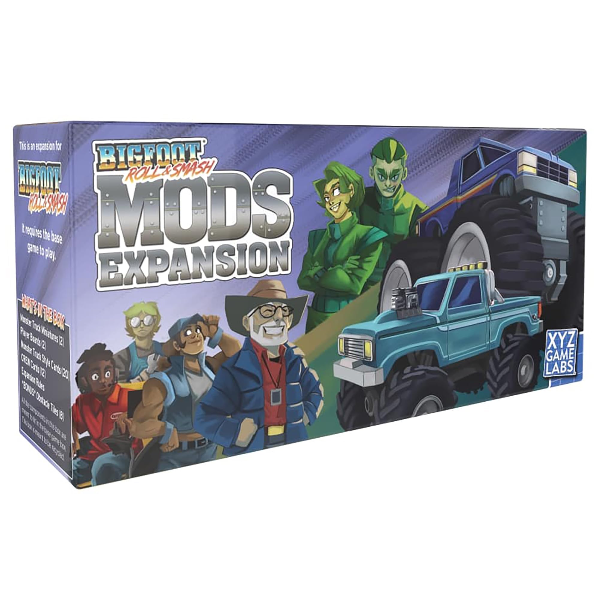 Amazon.com: XYZ Game Labs | Bigfoot: Roll & Smash - MODS Expansion