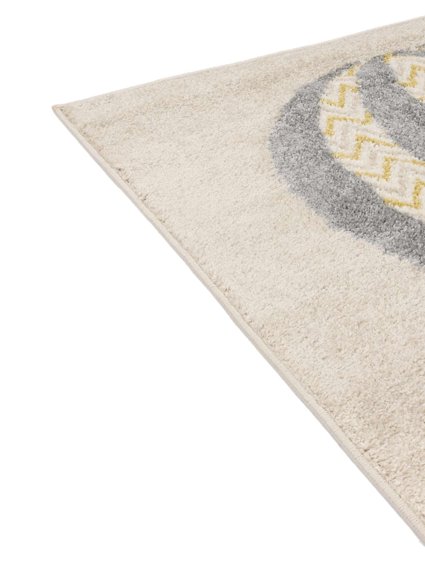 RugVista Balloon Ride, Tappeto per bambini, Moderni Bambini, 100 x 160 cm, Rettangolare, Pelo medio, Cameretta, Lavabile solo a secco, Senza sostanze chimiche pericolose, Beige/Blu