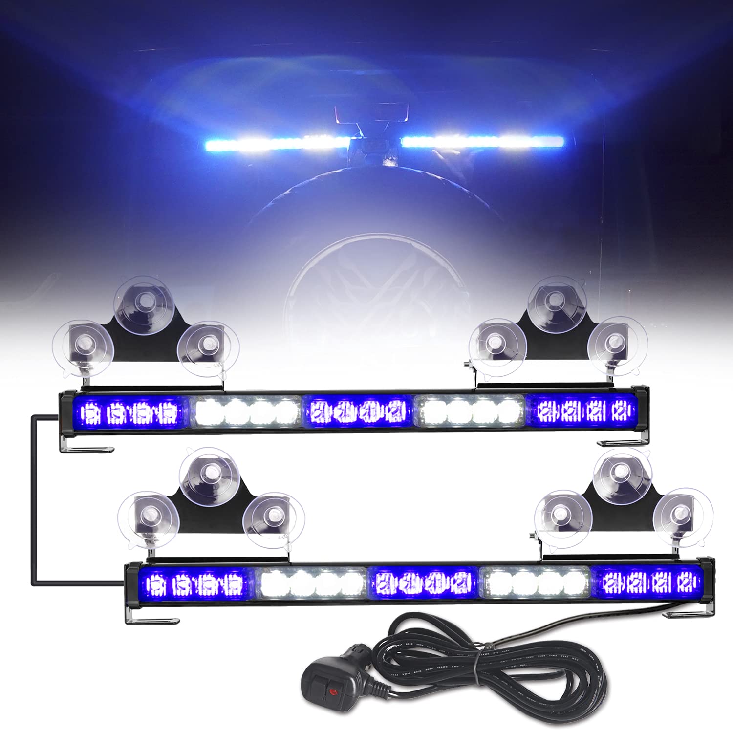 Buy [Upgrade] ASPL 40 LED 2 in 1 Emergency Flashing LED Traffic Advisor