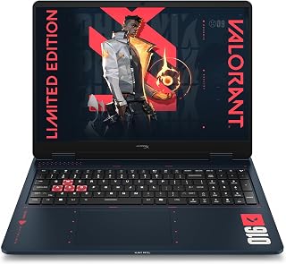HP HyperX OMEN 16 (Valorant Edition) AMD Ryzen 7 8745HX, 8GB-RTX 5060, 16GB DDR5 (Upgradeable) 1TB SSD, 165Hz, 2K, 400 nits, 3ms RT, 16''/40.6cm, Win11, Office24, Blue, 2.47kg, ap1010AX Gaming Laptop