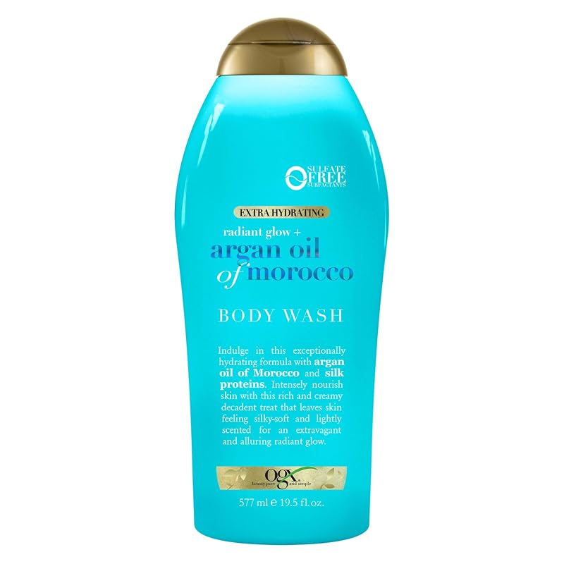 Sabonete líquido corporal OGX Radiant Glow + Argan Oil of Morocco, 577 mL