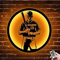 Vista 21 de Custom Golf Player Hanging LED Night Light Personalized Golf Name Neon Sign Golf Player Themed Gift Golf Swing Metal Sign Golf Player Wall Art
