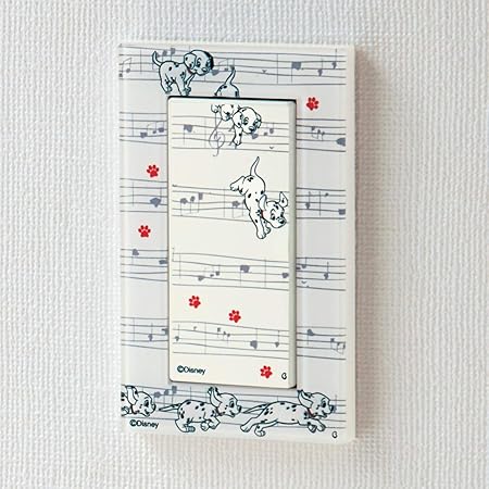 Amazon Co Jp ベルメゾン ディズニー スイッチカバー 工具不要 はめるだけ スイッチカバー プレート 101匹わんちゃん Diy 工具 ガーデン