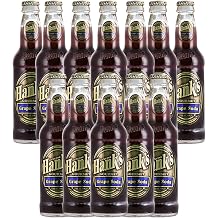 Hanks Genuine Gourmet Grape Soda, 12 fl oz Bottles Premium Craft Soda with Tart, Juicy Flavor. - Crisp and Refreshing, Pack of 12