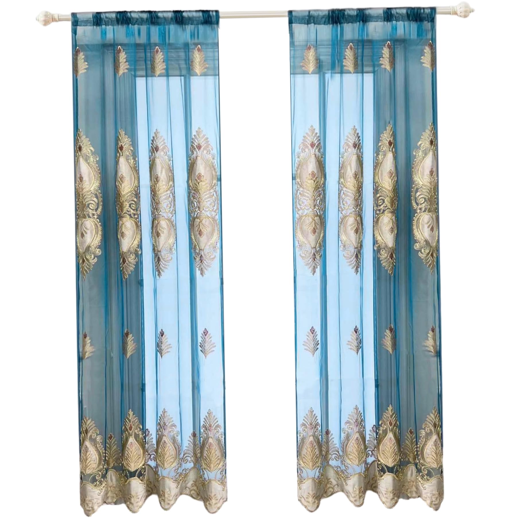 Rideaux européens en tulle transparent pour filtrer la lumière sans perdre la vue