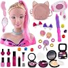 Eznaobo Styling Head Doll for Kids, Dolls Head for Hairdressing Kids, 35 Pcs Hair Accesories Playset, Girls Gifts Birthday Role Play Toys for Girl 4 5 6 7 8 Year Old, Christmas and Birthday Gift (A)