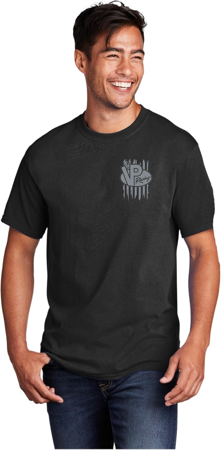 VP Racing Fuels - American Made Horsepower Tee - Softstyle USA Flag T-Shirt - Officially Licensed VP Apparel