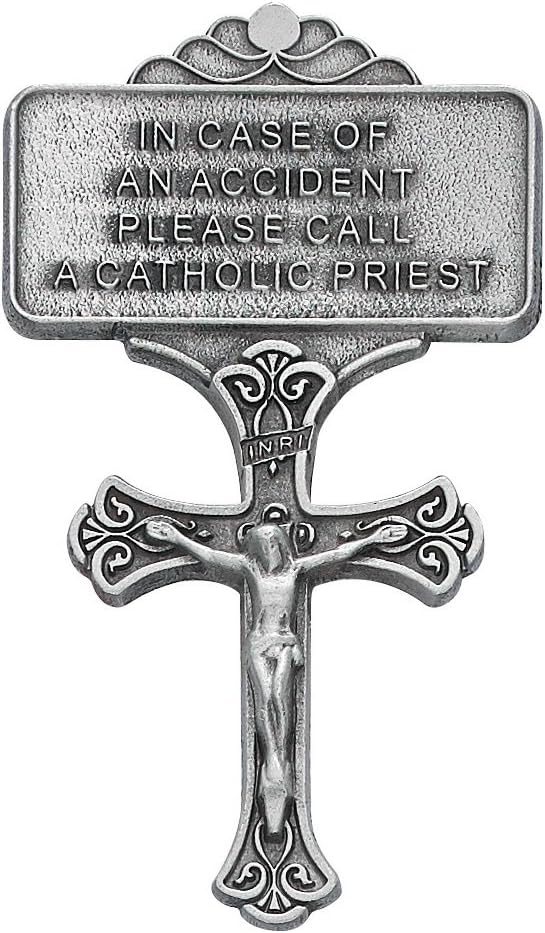 Crucifix Cross Visor Clip Card Visor Clips