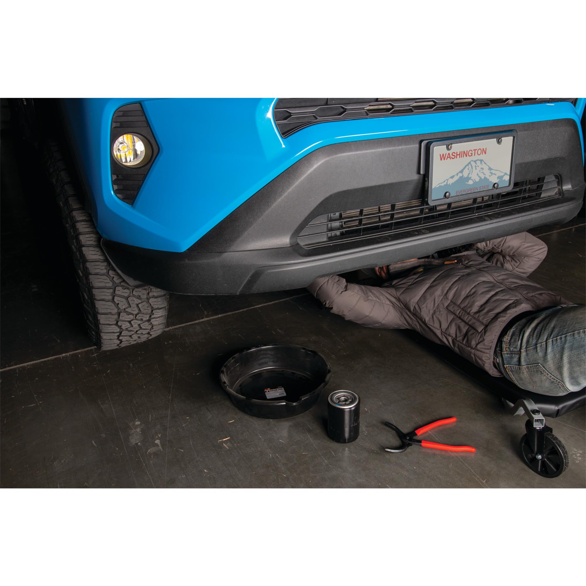 Performance Tool W54310 Small Straight Jaw Oil Filter Pliers - Grips 2-1/4" To 3-1/2" Filters, 3 Position Lock - View #12