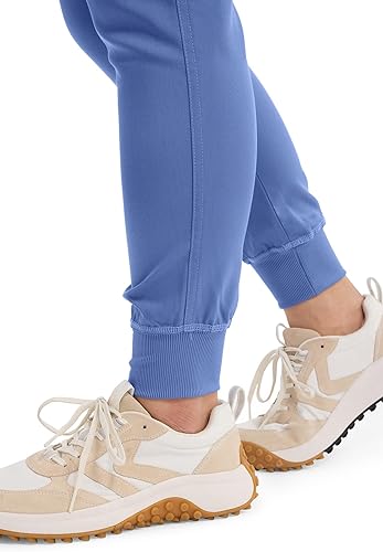 Miniatura 7 de Med Couture Pantalones de Uniforme Médico (Scrubs) para Mujeres Pantalones Cargo Jogger con 5 Bolsillos, Ligeros, Ultra Suaves, Tela Elástica
