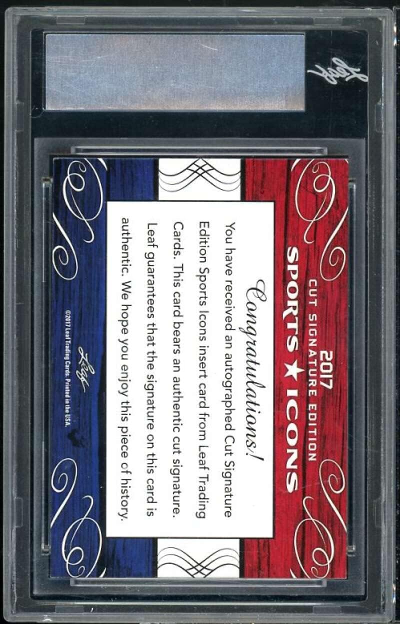 Billy Shaw 2017 Leaf Sports Icons Pro Football Hall Of Famer (1/3) Autograph