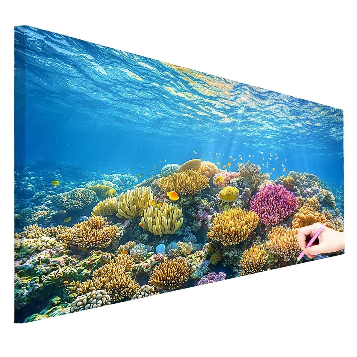 Diamond Painting Groß XXL 180x90cm, 5D Diamond Painting Meer Bilder -0225