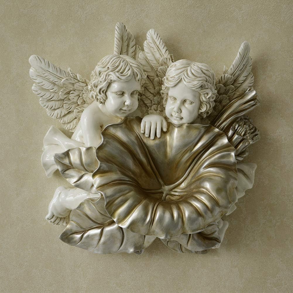 Amazon.co.jp: 妖精の女の像樹脂工芸天使の置物彫刻パティオの装飾 : ホーム＆キッチン
