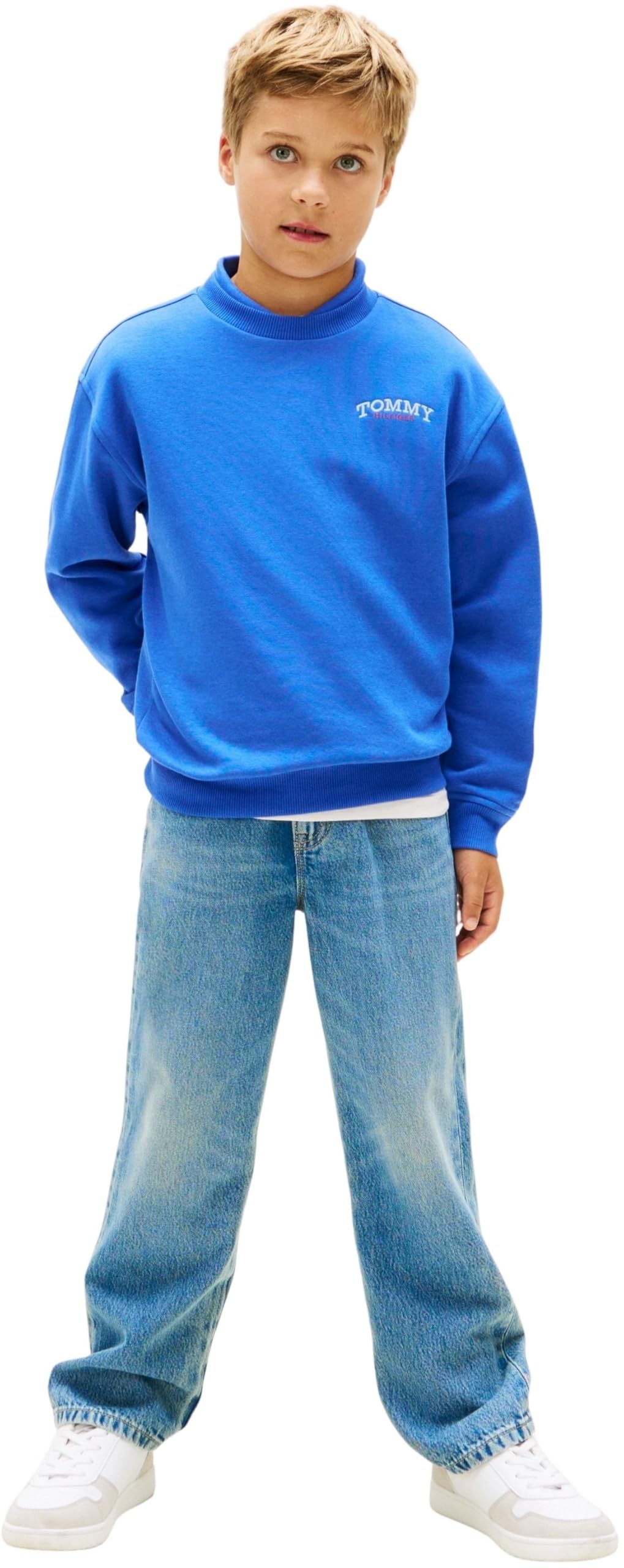 Tommy Hilfiger Monotype Graphic Sweatshirt Kb0kb10255 Felpe Bambini e Ragazzi (Pacco da 1)