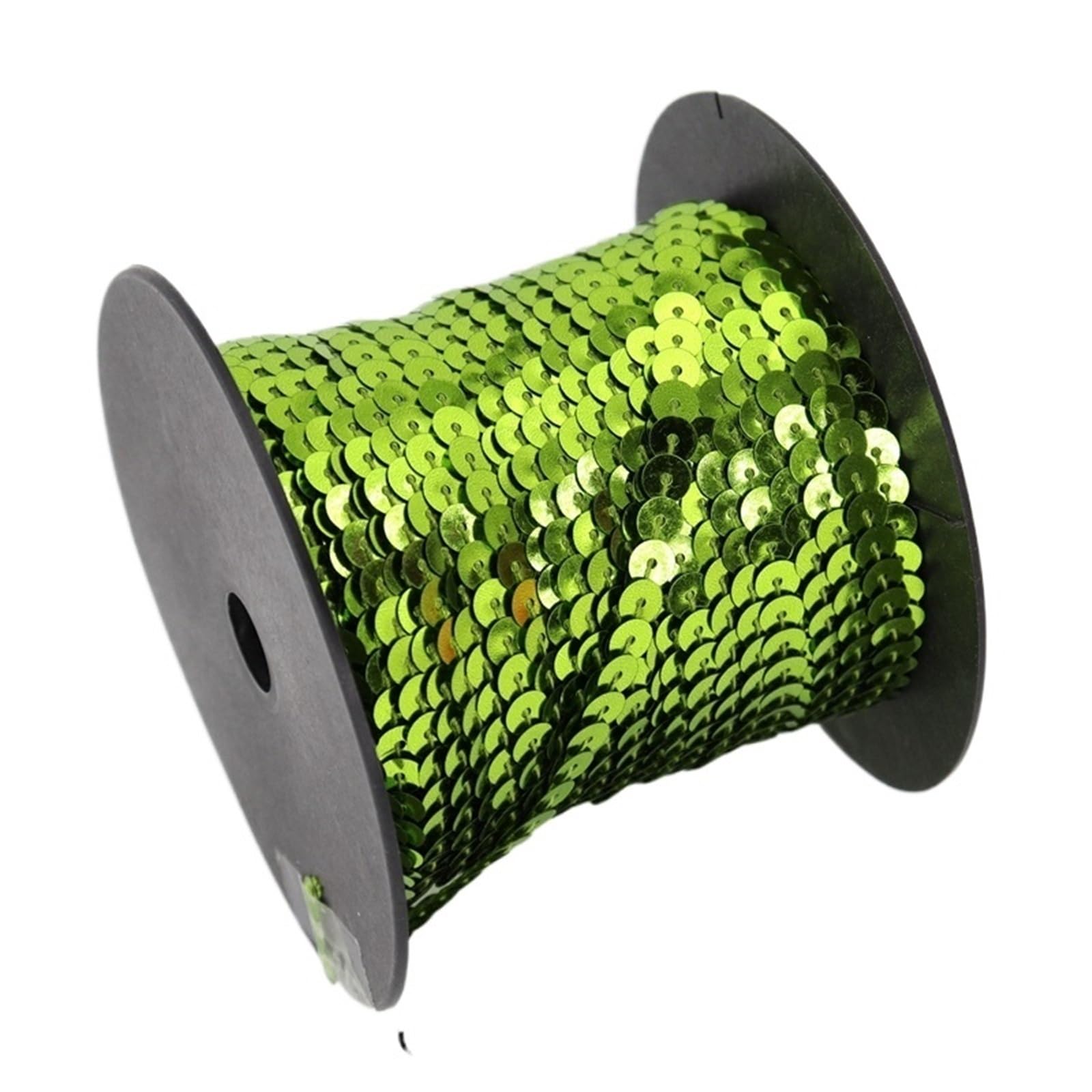 Lamówki cekinowe do szycia Cekinowa wstążka z cekinami 6 mm okrągła, wiele rozmiarów(13 Pink,100 Yards)