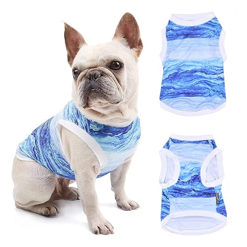 Nivofu Camisa Verano para Perro, Camisa Transpirable para Mascotas, Camiseta de Cachorro