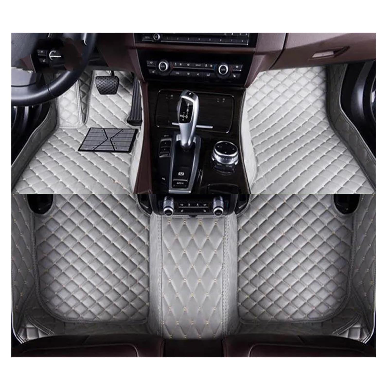 Tapis Voiture Protection Set LHD A4 B7 2004-2008 | Accessoires Sol Gris Auto - 8