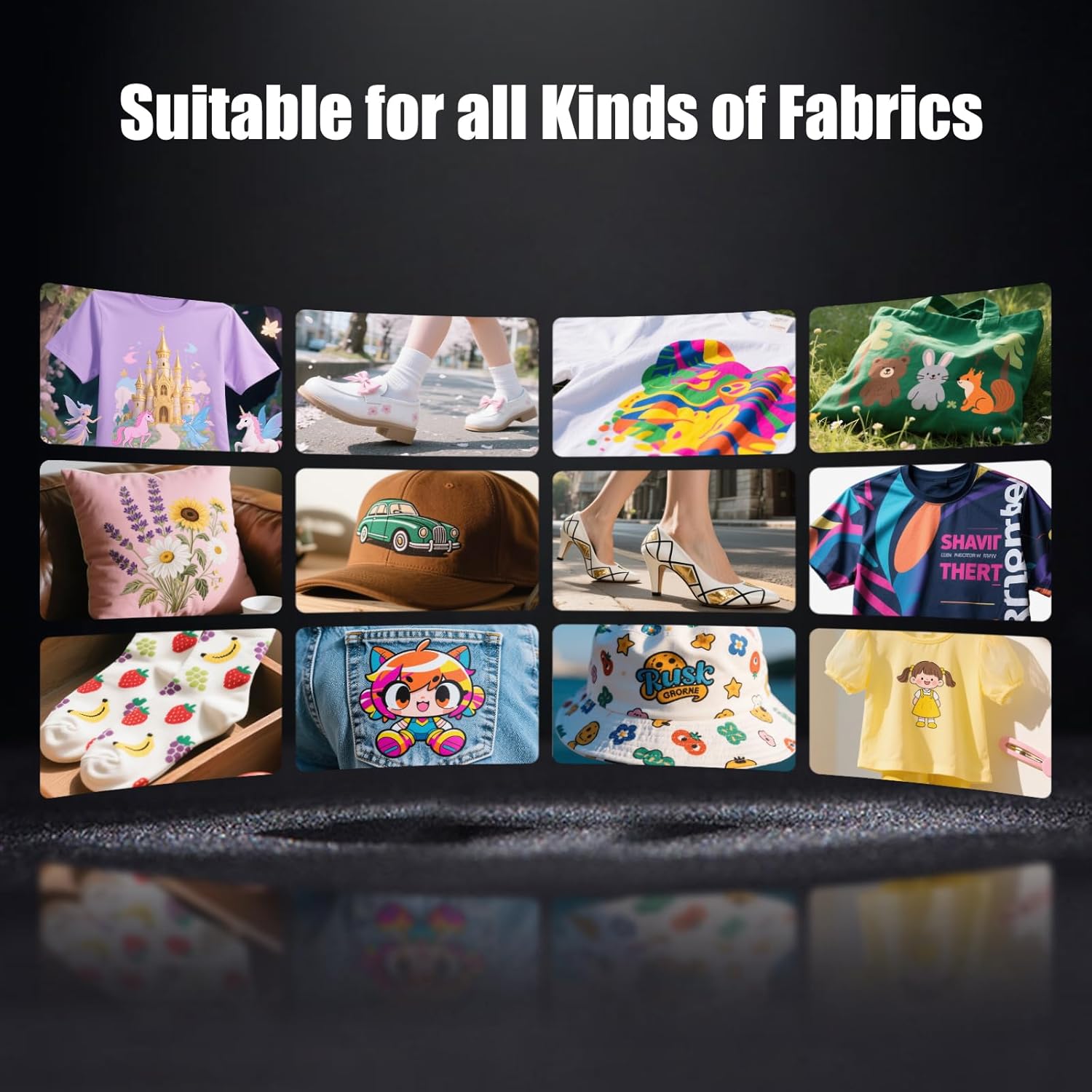 EXPLUX A1 DTF Printer,with XP600 Dual Printheads, Twice The Print Speed, Maximum 24-inch(A1Size) Print Width with 7-inch LED Touchscreen + Auto Timed Cleaning, Gift Ink 2 Year