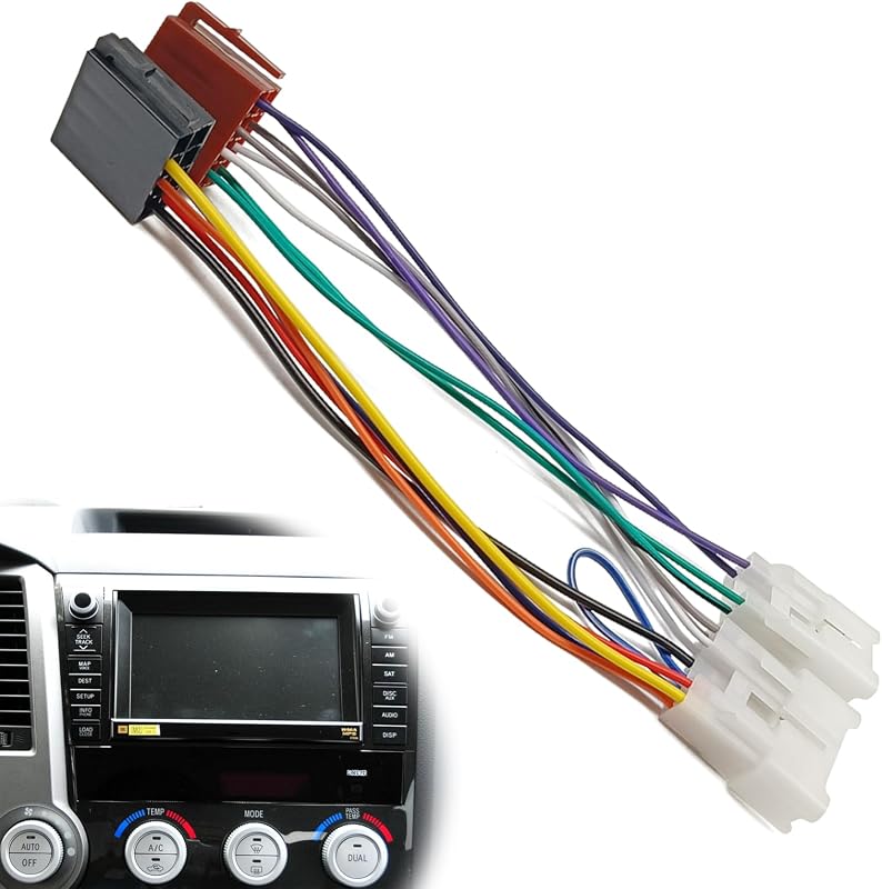 Chicote Adaptador para Rádio Automotivo Pleoos Toyota e Subaru – 1 unidade