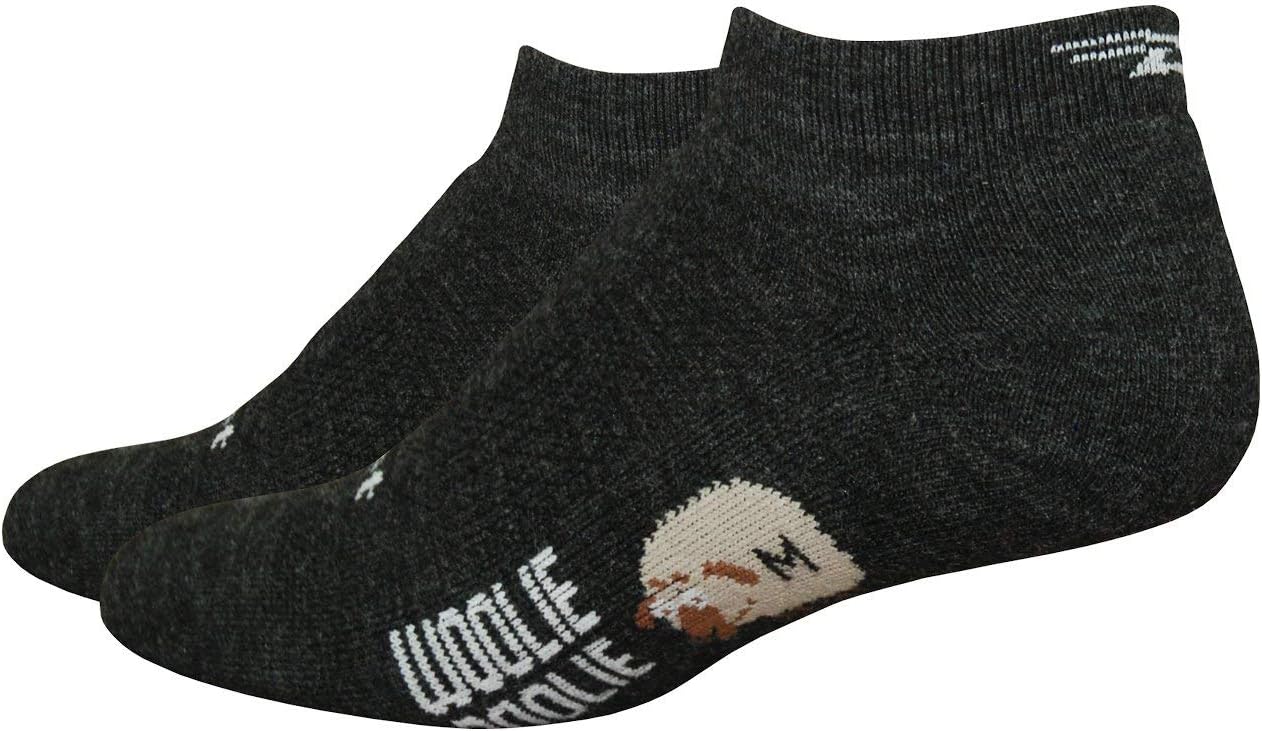 DEFEET - Woolie Boolie 1" - D-Logo - Ankle Sock - Cycling, Running, Everyday Sock
