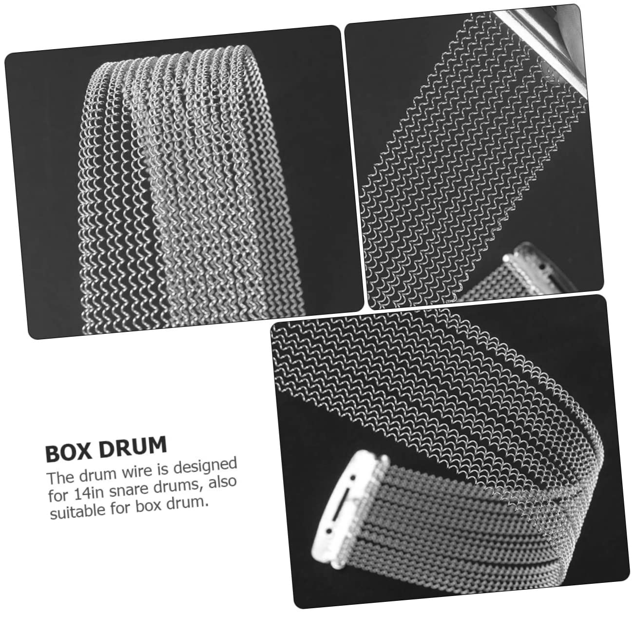 ifundom Universal Snare Drum Wire Straps Set 20 Strand Steel Drum Wire Easy Installation for Boys and Girls Adults