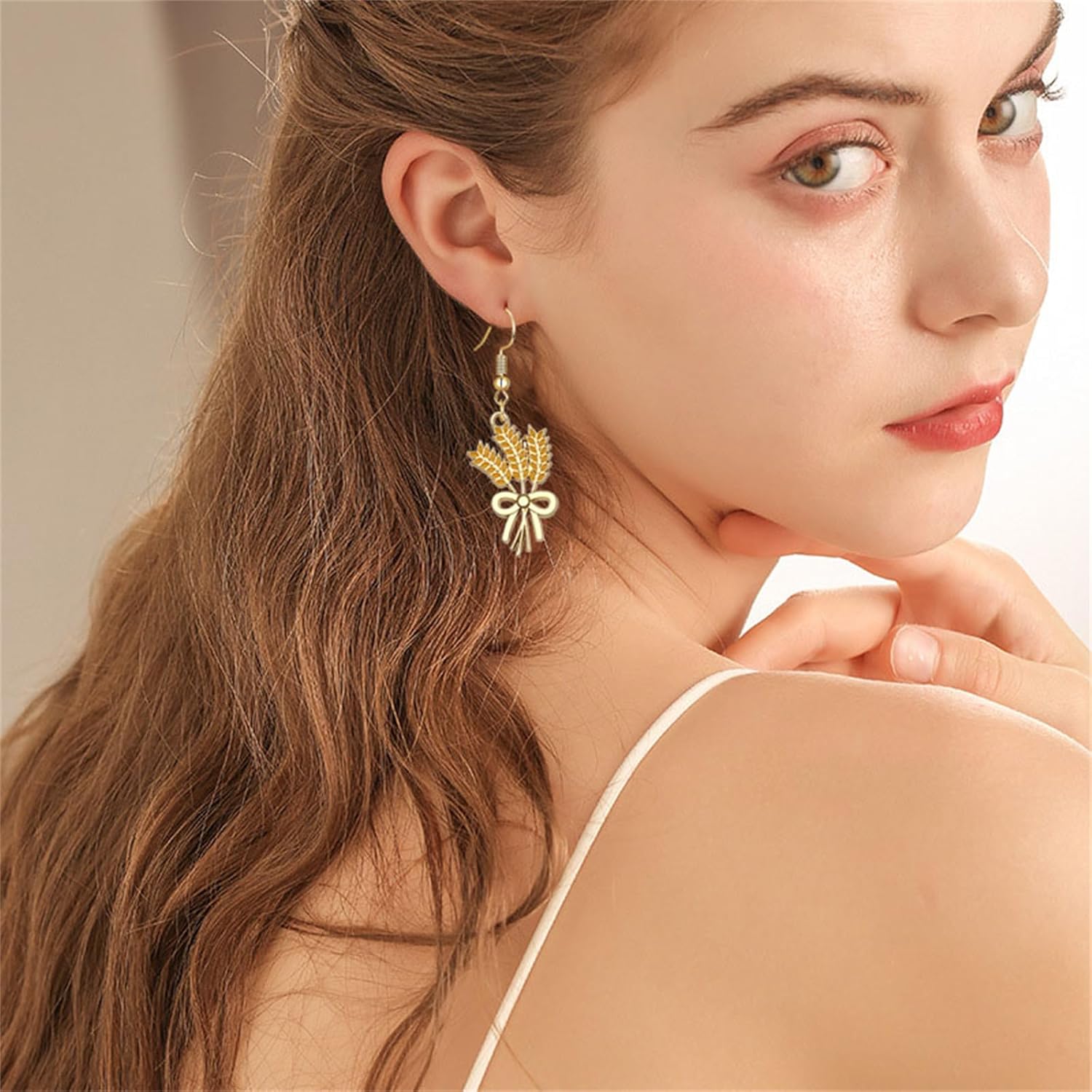 Dreuyet 9 Pairs Fall Thanksgiving Earrings Set for Women Cute Pumpkin Turkey Maple Leaf Squirrel Pine Cone Sunflower Dangle Earrings Harvest Autumn Party Holiday Charm Earring Gifts - Image 4