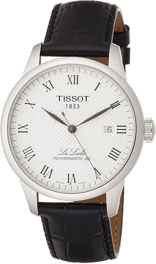 Tissot Powermatic 80 reloj dual con correa de cuero T0064071603300 para  hombres : Ropa, Zapatos y Joyería - Amazon.com